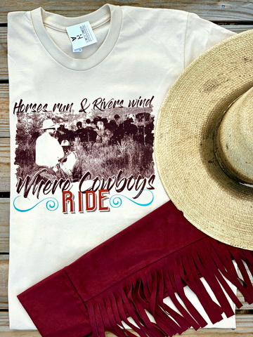 Cowboys Ride Unisex Tee - Black Sheep Boutique and Salon