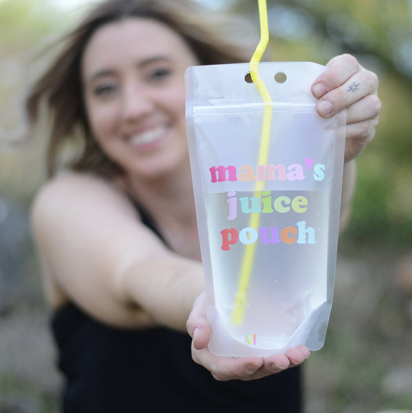 Adult Drink Pouches with Straw