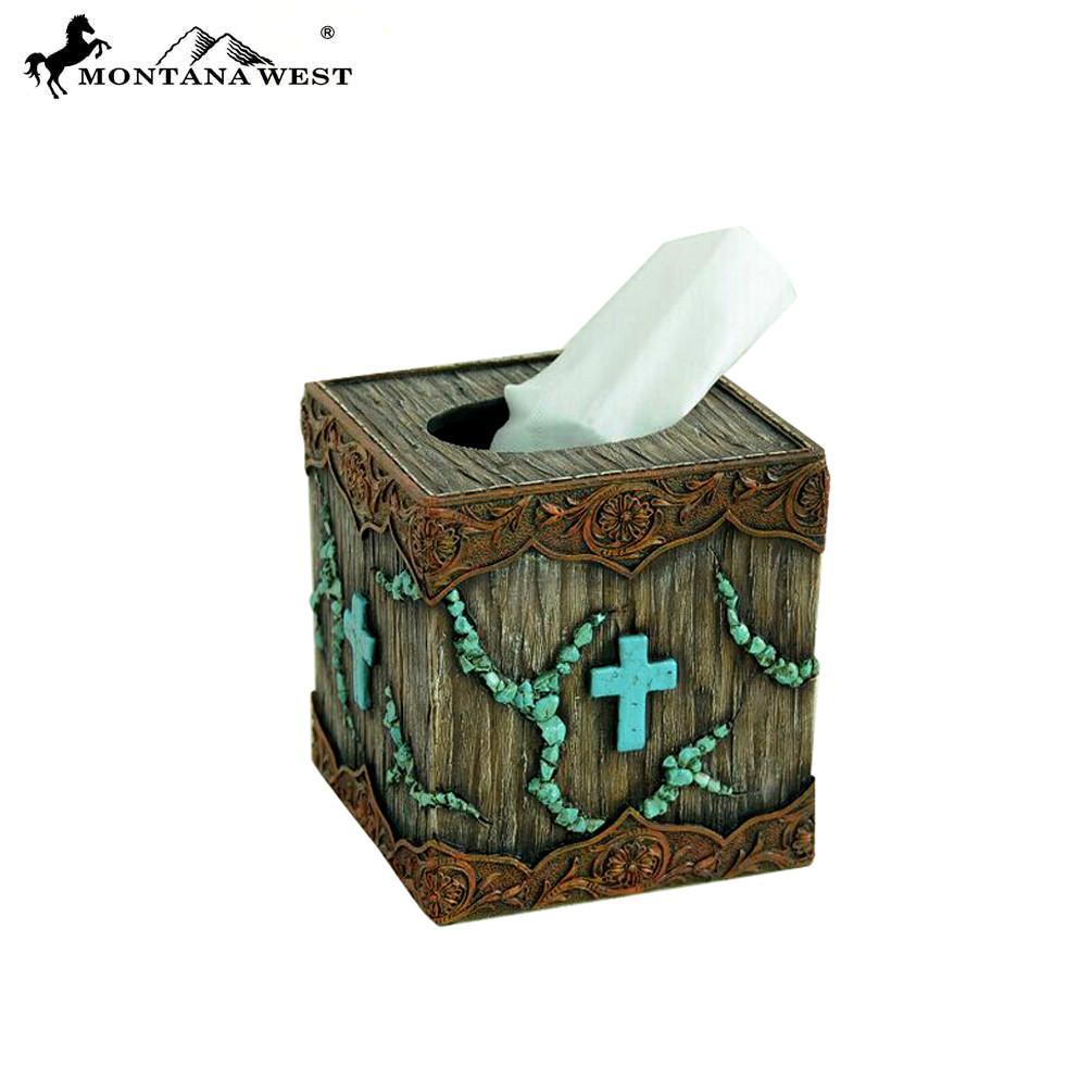 MW Wood Tissue Holder - Black Sheep Boutique and Salon